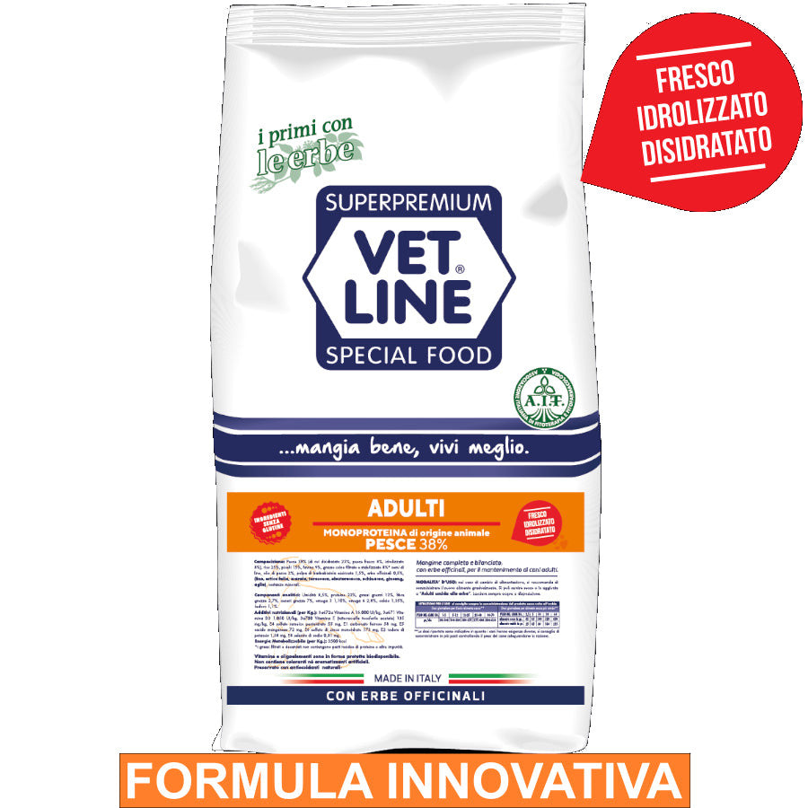 Vet Line Adulti Pesce 3kg Vet Line Adulti Pesce 3kg